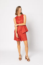 5074 - Brooklyn Vest - Blood Orange