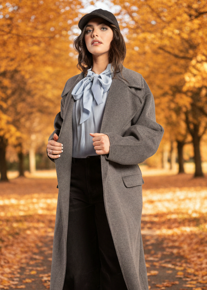 5080 - Bellagio Coat - Smoke