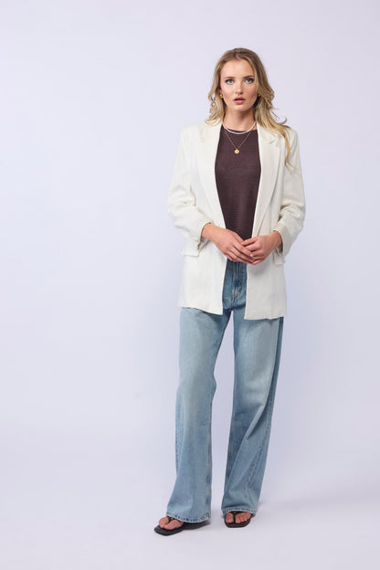 BLAIR BLAZER - OFF WHITE