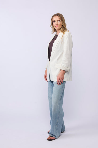 BLAIR BLAZER - OFF WHITE