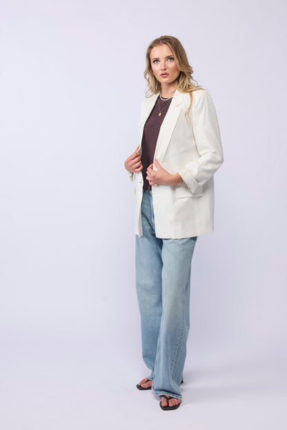 BLAIR BLAZER - OFF WHITE