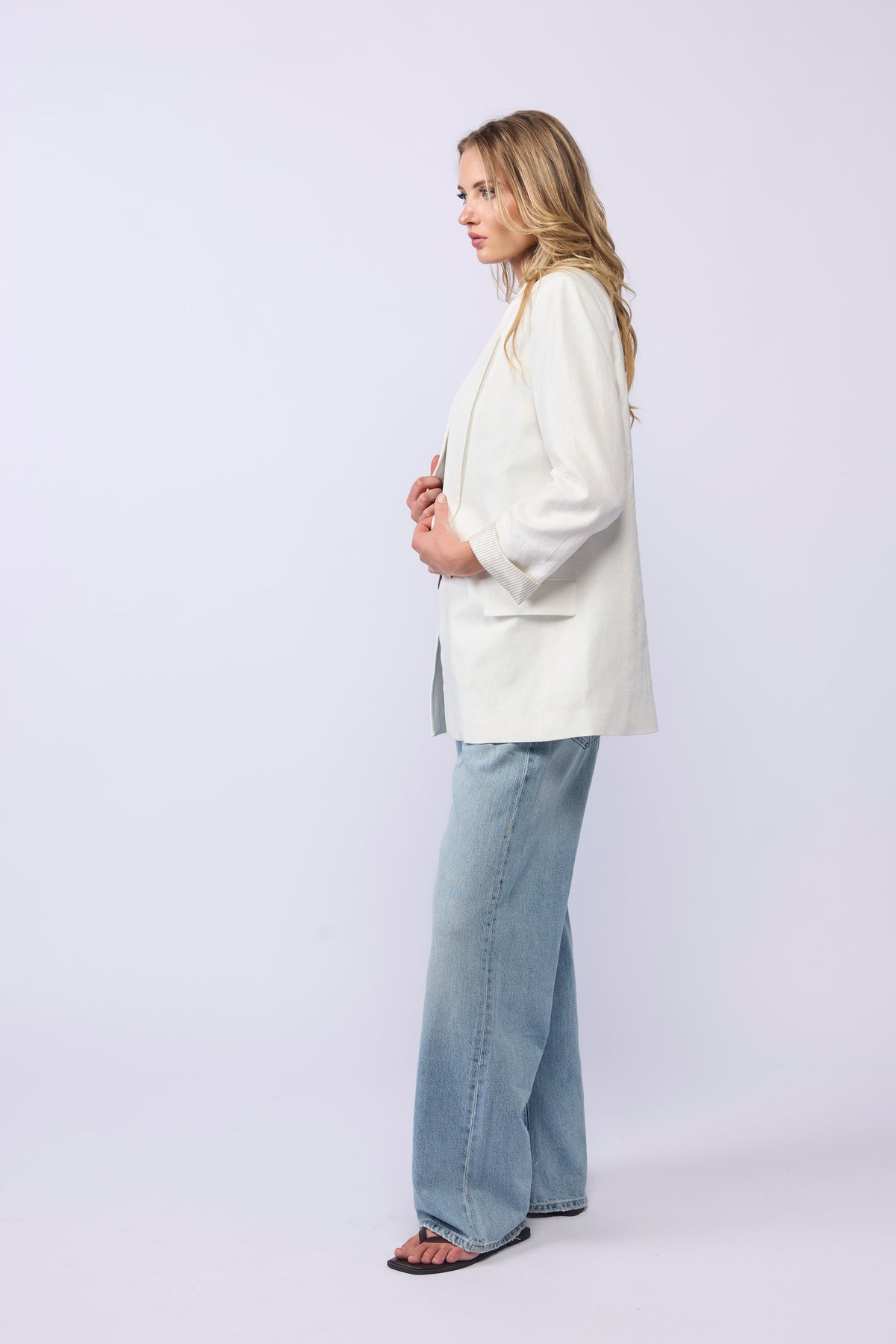 BLAIR BLAZER - OFF WHITE