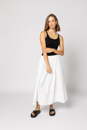 6052 - Direction Skirt - White