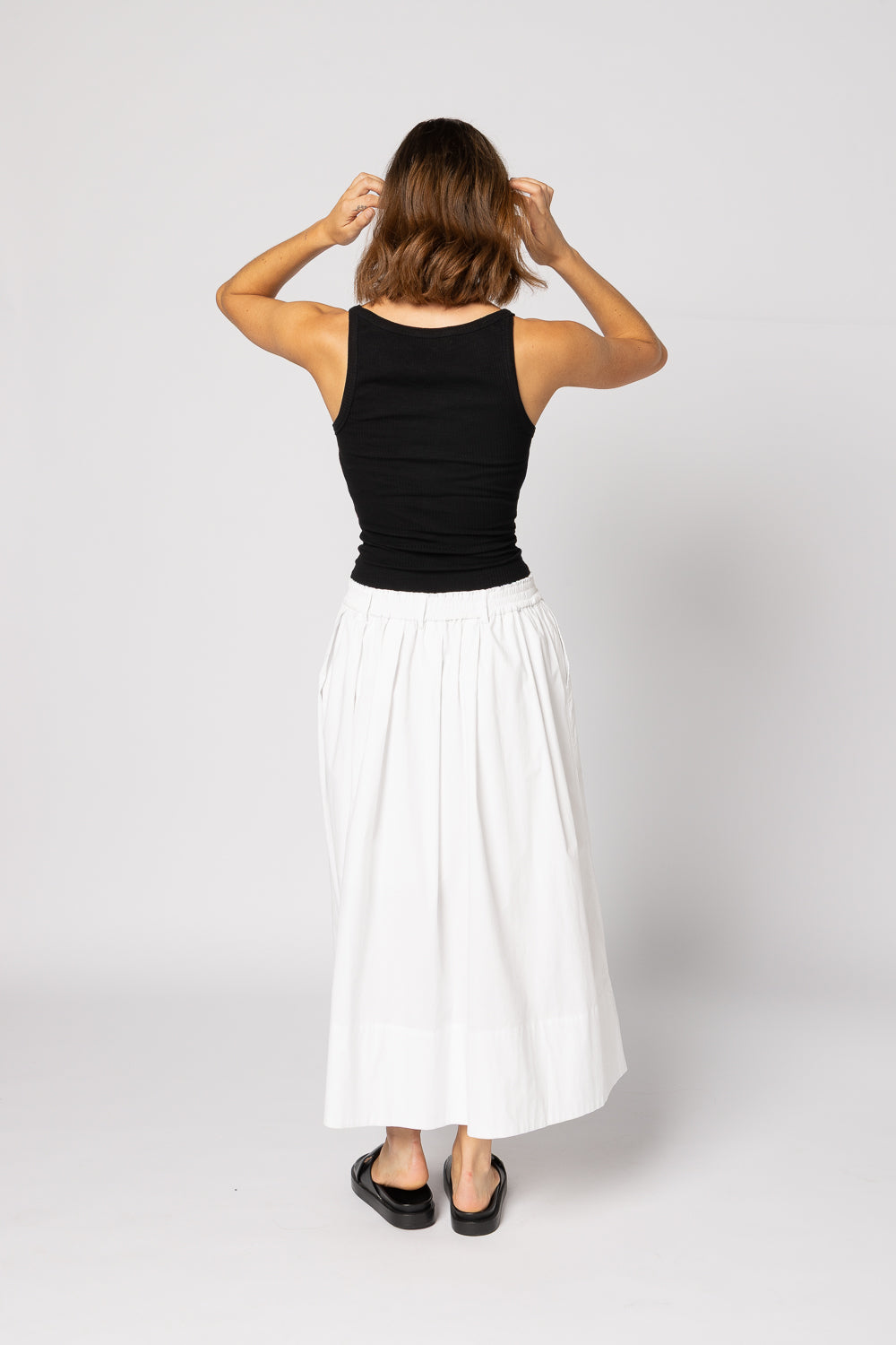 6052 - Direction Skirt - White