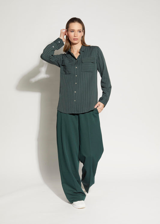 LOUGHLIN - 8000L - Boss Shirt - Evergreen Stripe