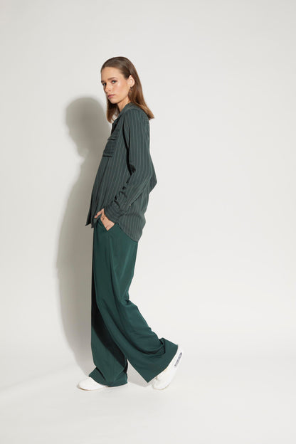 LOUGHLIN - 8000L - Boss Shirt - Evergreen Stripe