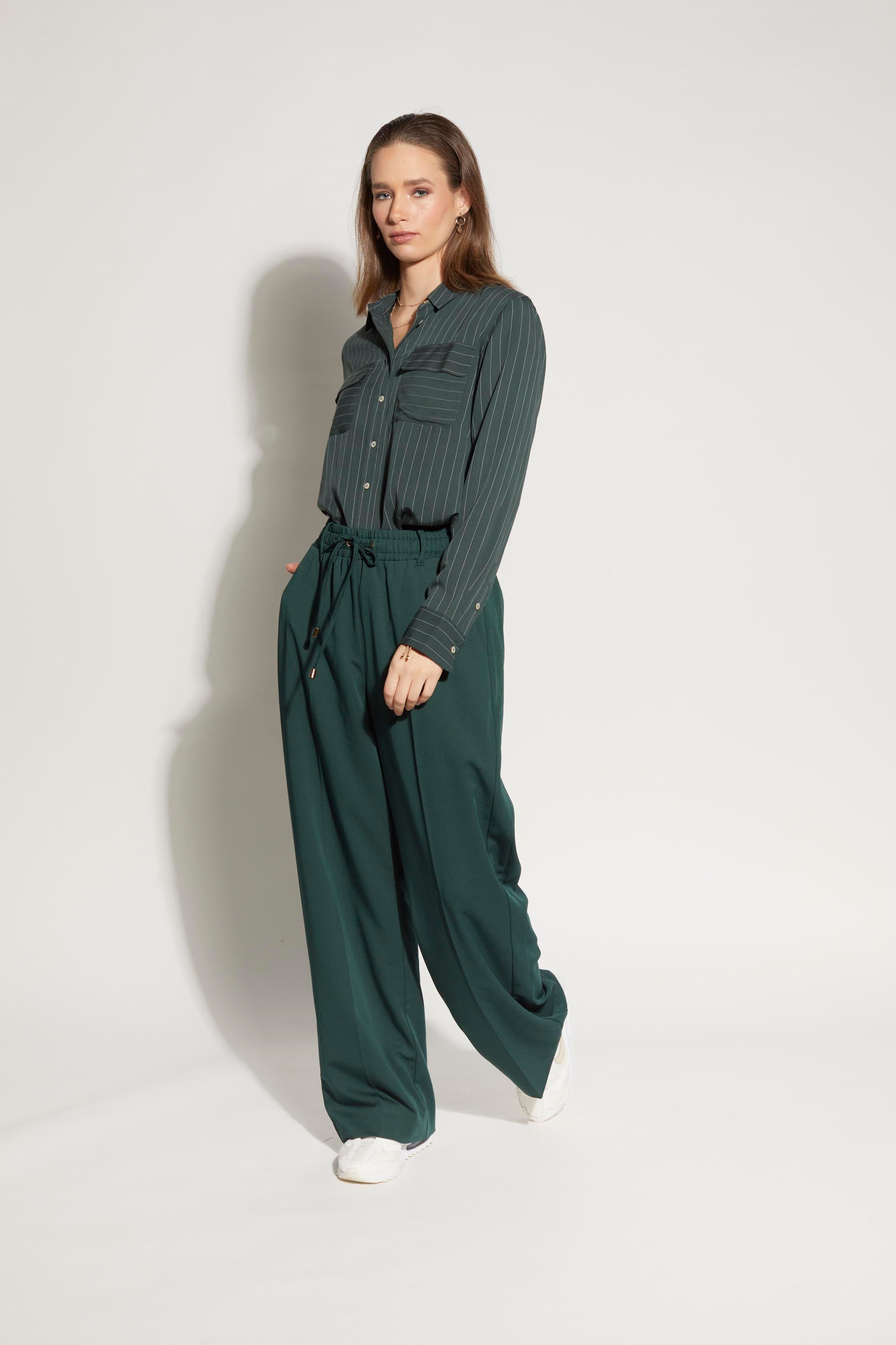 LOUGHLIN - 8000L - Boss Shirt - Evergreen Stripe