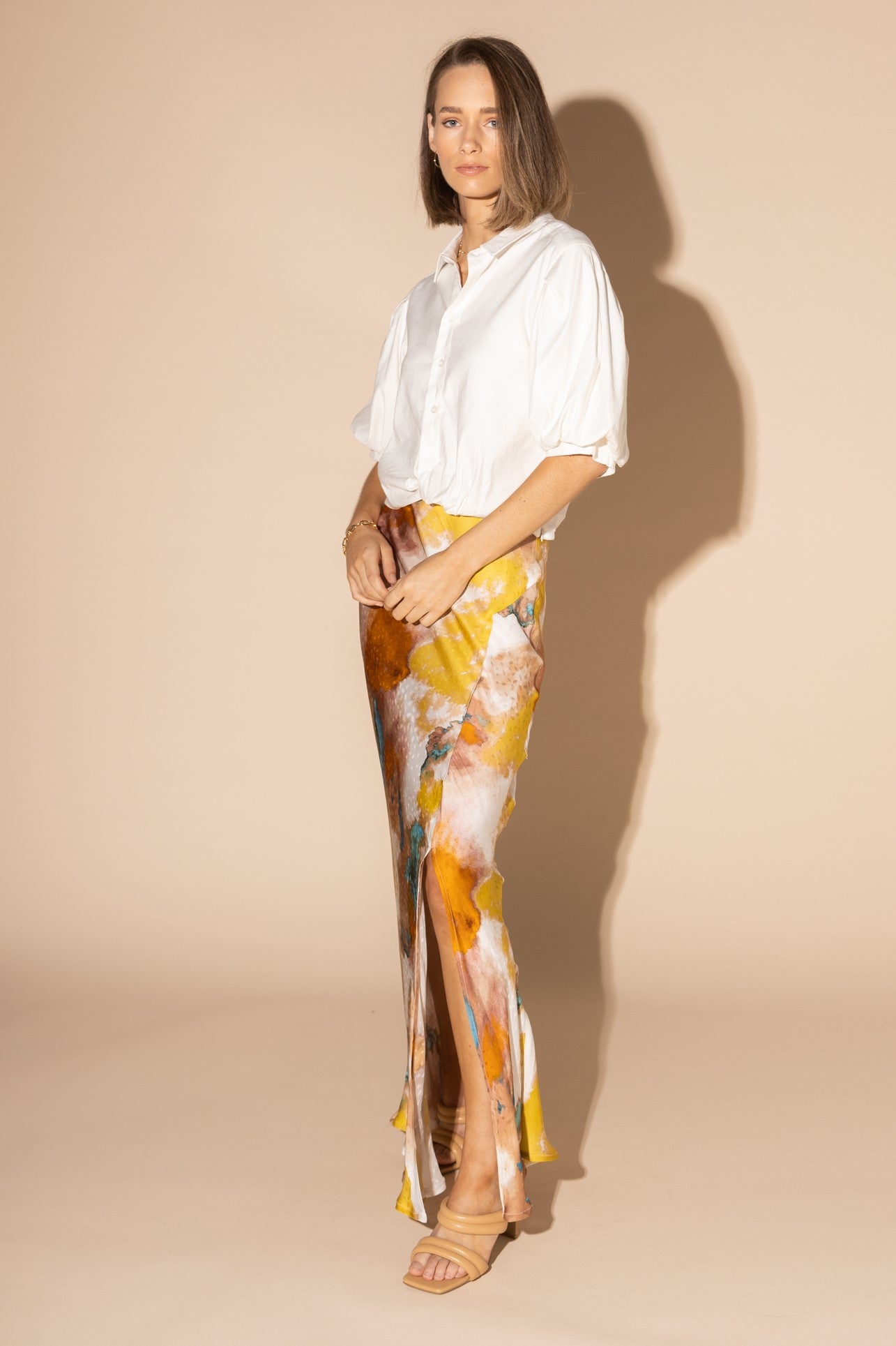 LOUGHLIN- 6047L - Silken Skirt - Water Colour