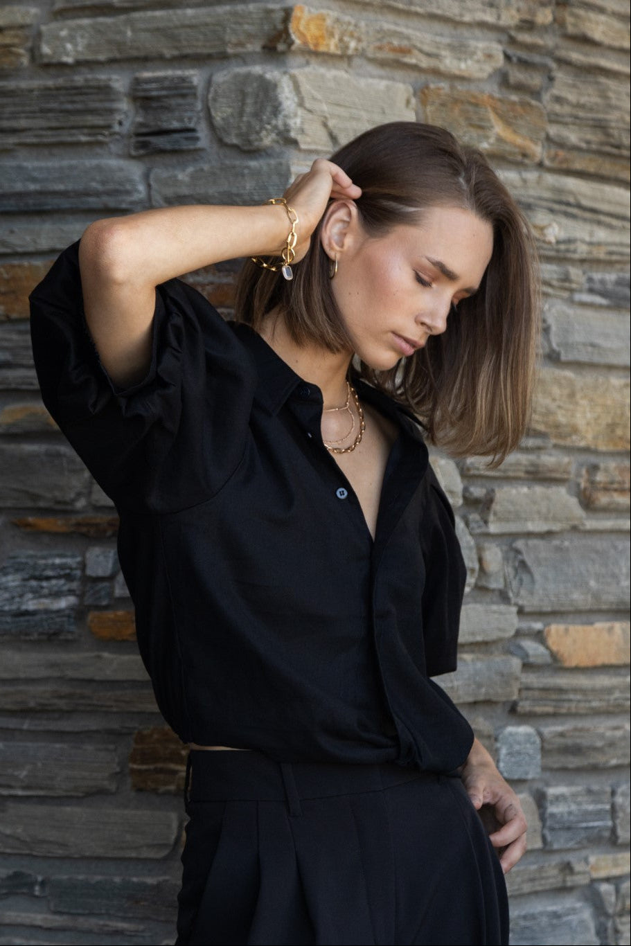 LOUGHLIN - 8019L - Groove Shirt - Black