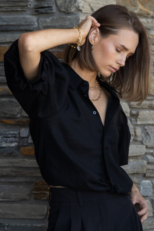8019L - Groove Shirt - Black