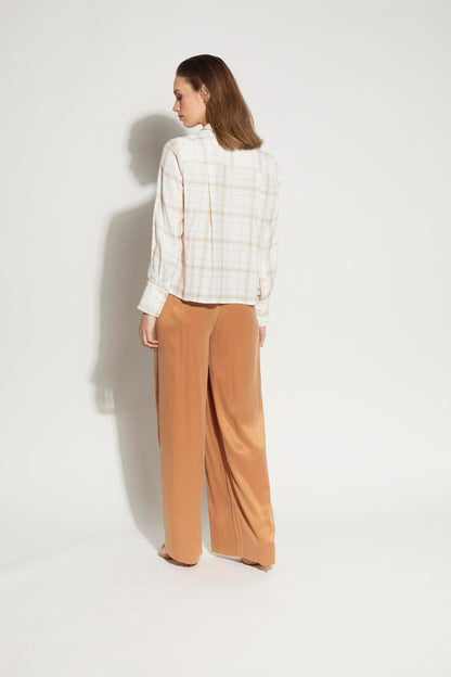 LOUGHLIN - 8024L - Kitty Shirt - Waffle Check