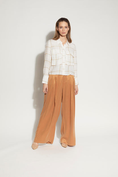 LOUGHLIN - 8024L - Kitty Shirt - Waffle Check