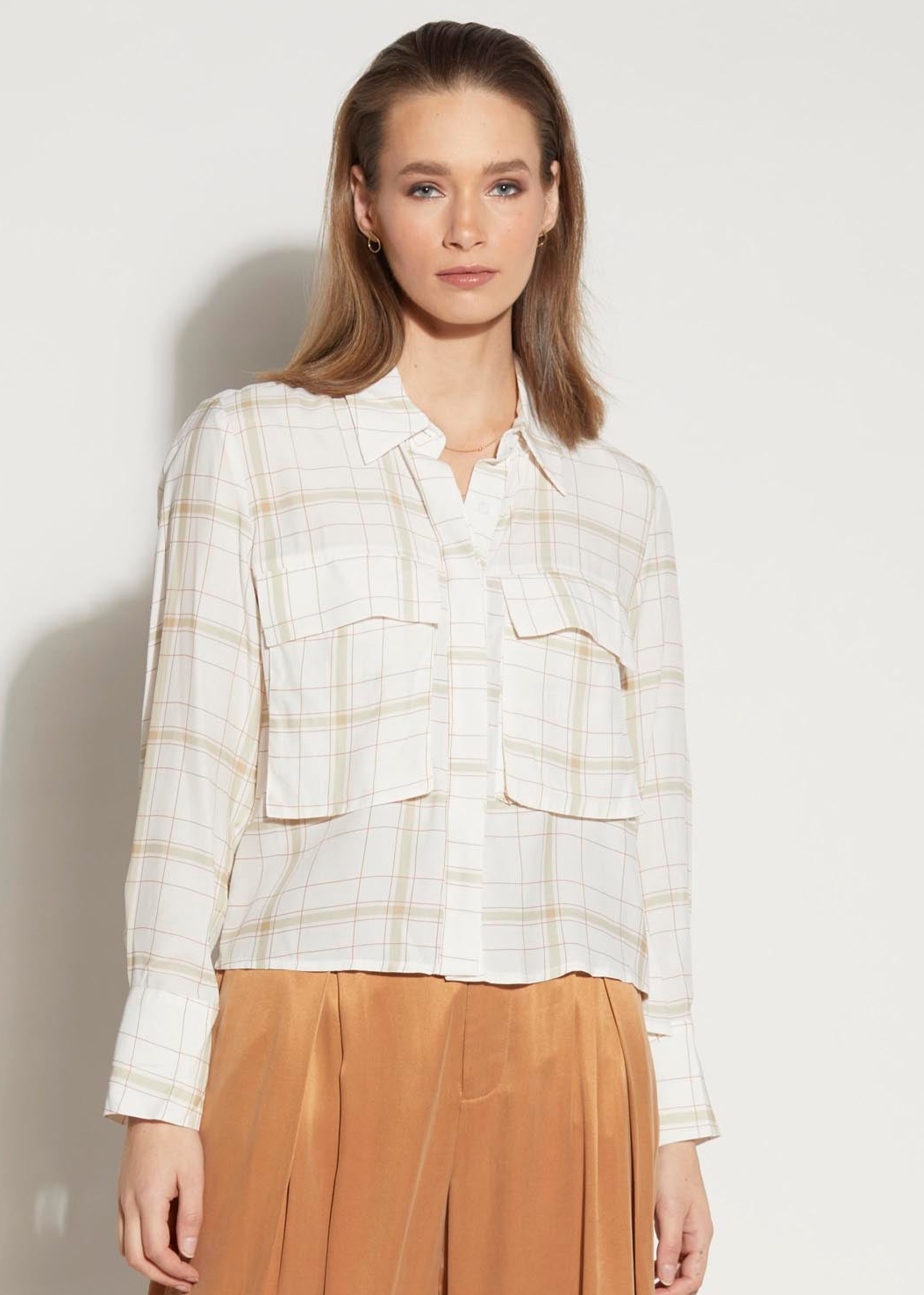 LOUGHLIN - 8024L - Kitty Shirt - Waffle Check