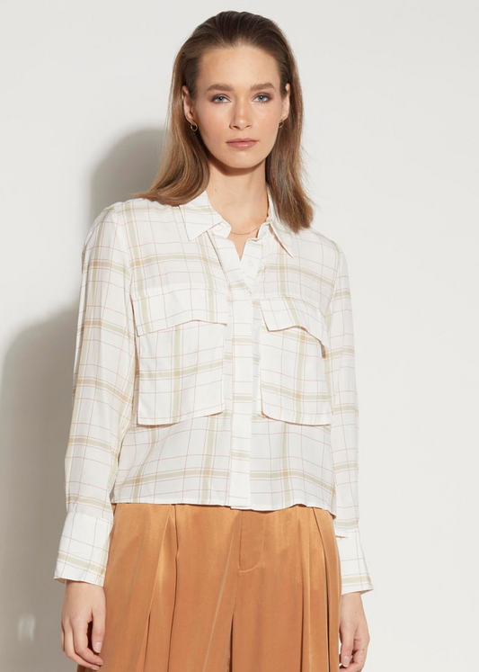 LOUGHLIN - 8024L - Kitty Shirt - Waffle Check