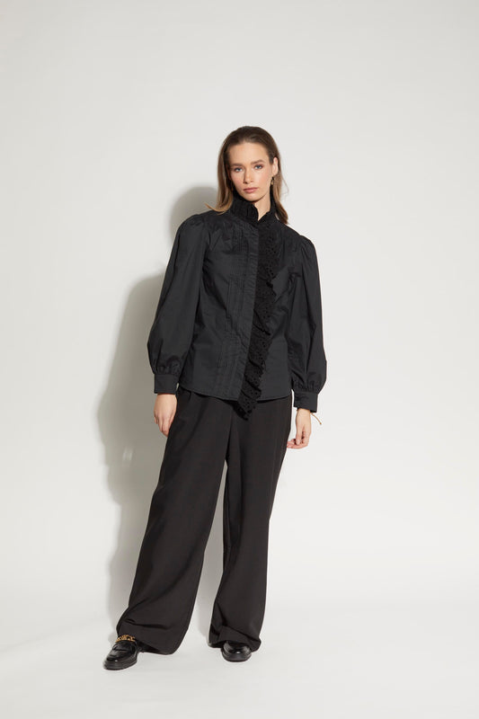 LOUGHLIN - 8026L - Rue Shirt - Black