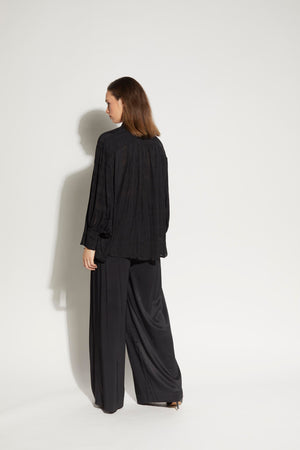 LOUGHLIN - 4051L - Bond Pant - Black Satin
