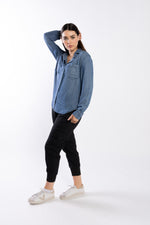 8030 - Duke Shirt - Chambray Blue