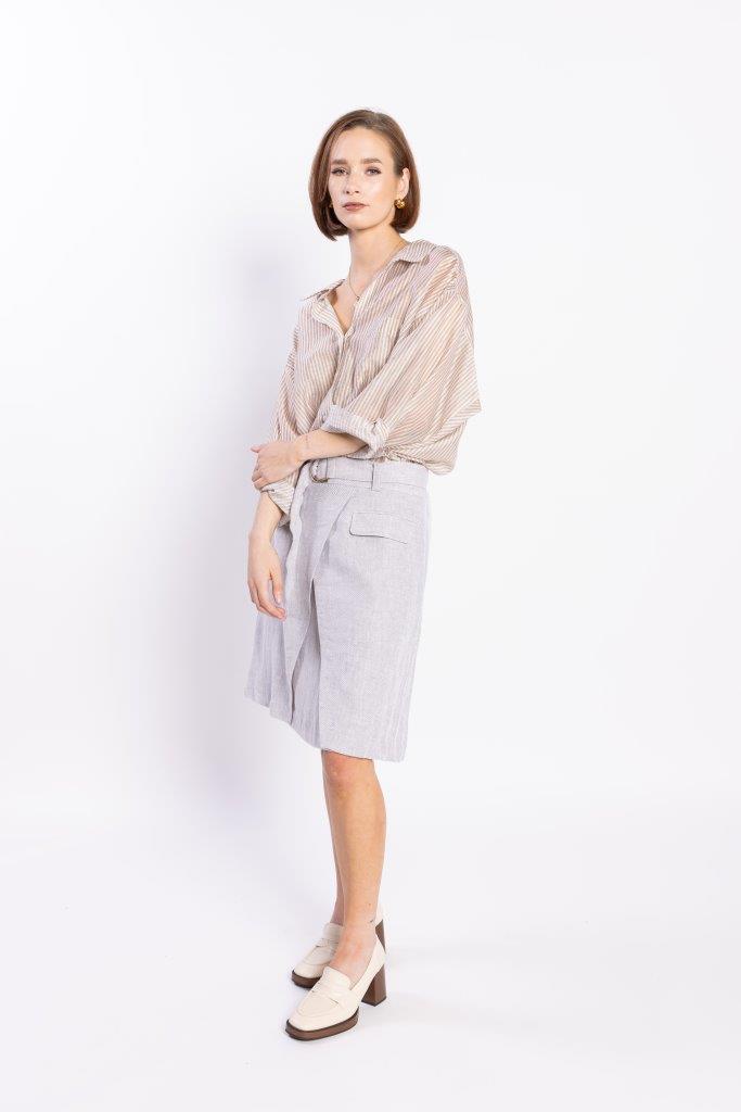 8035L LOUGHLIN - Sundown Shirt - Natural Stripe