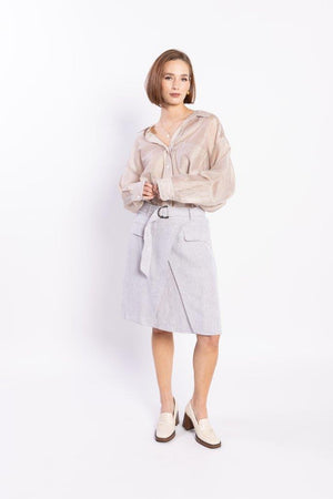 LOUGHLIN - Sundown Shirt - Natural Stripe