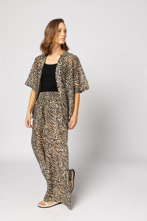4062 - Pilazzo Pant - Zebra Print