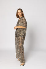 8038 - Piza Shirt - Zebra Print