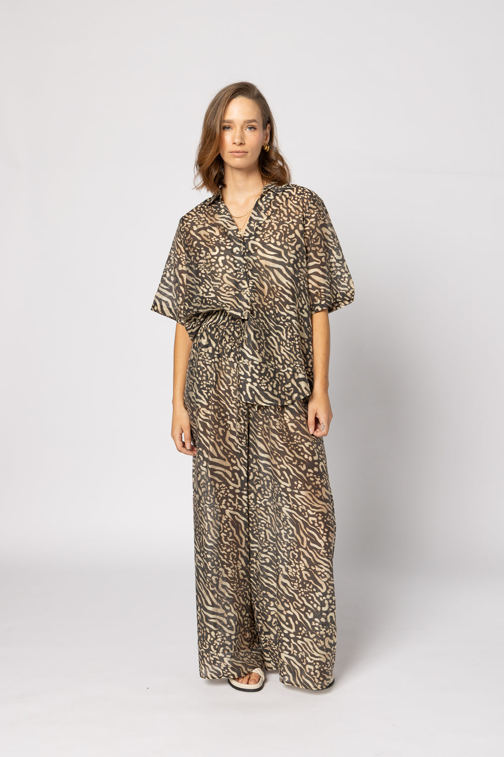 4062 - Pilazzo Pant - Zebra Print