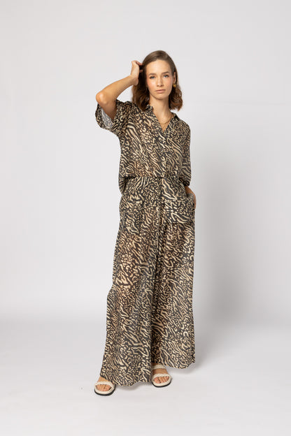 4062 - Pilazzo Pant - Zebra Print