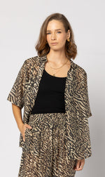 8038 - Piza Shirt - Zebra Print