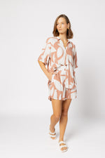 8038 - Piza Shirt - Amber Geo