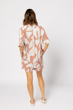 8038 - Piza Shirt - Amber Geo