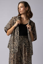 8038 - Piza Shirt - Zebra Print