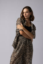 8038 - Piza Shirt - Zebra Print