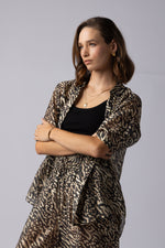 8038 - Piza Shirt - Zebra Print