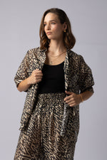 8038 - Piza Shirt - Zebra Print