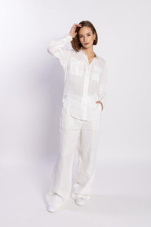 LOUGHLIN - 8041L - Doubles Shirt - White