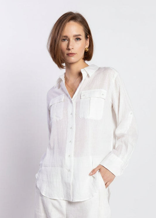 LOUGHLIN - 8041L - Doubles Shirt - White