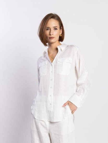 LOUGHLIN - 8041L - Doubles Shirt - White