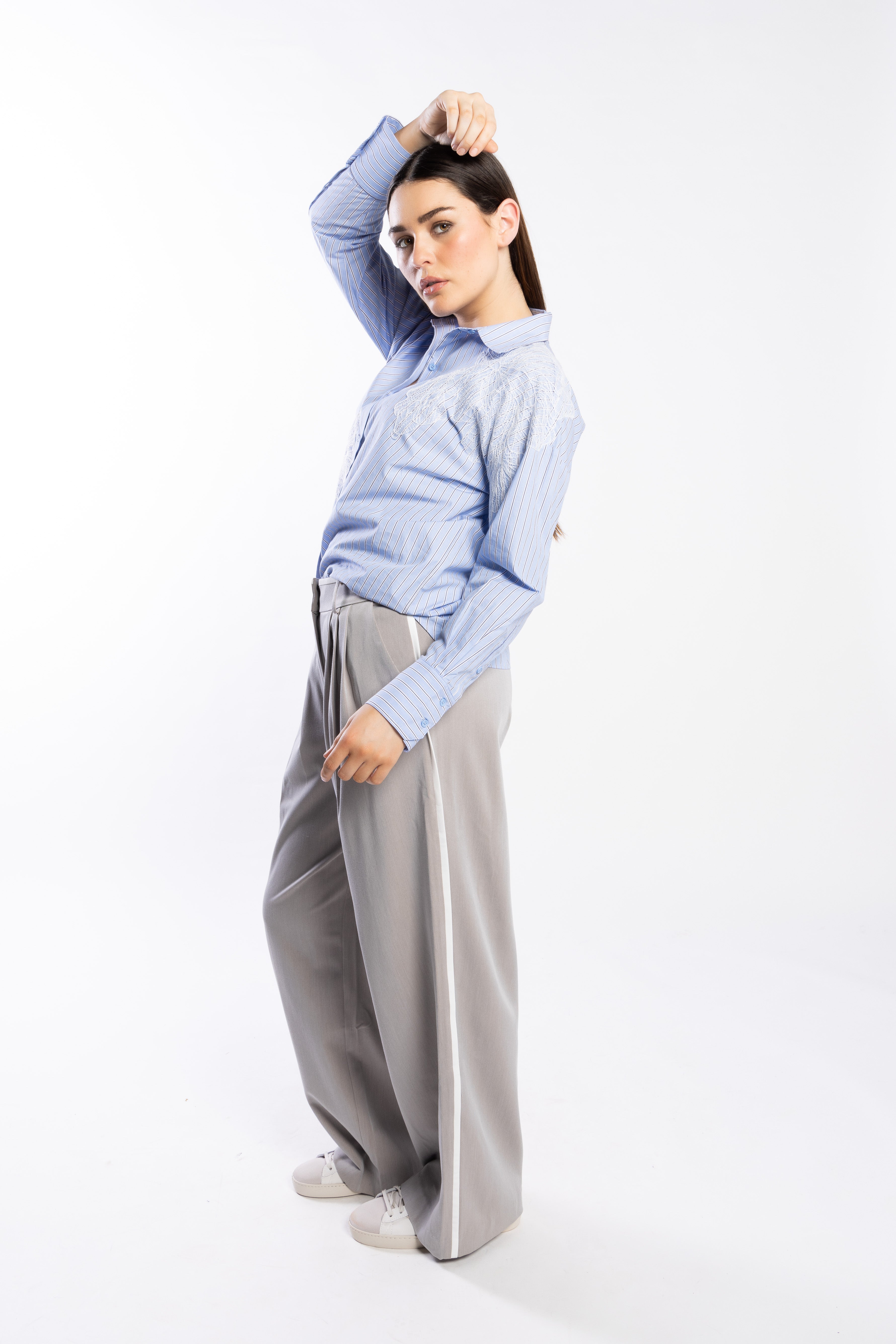 4068 - Beau Pant - Putty/Ivory