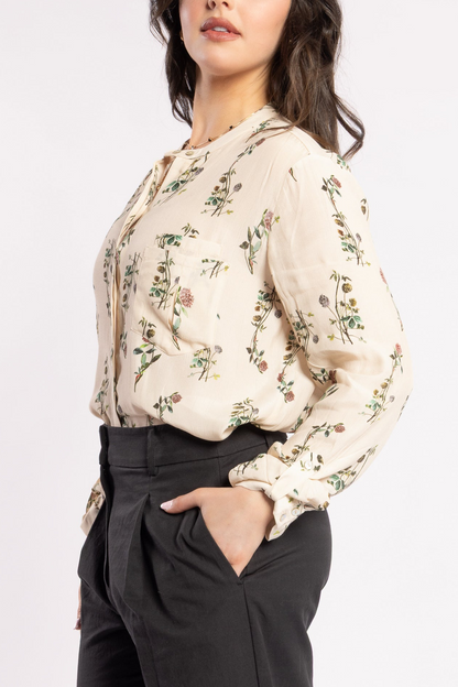 8055 - Salut Shirt - Wild Flower