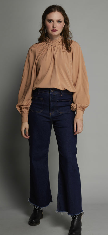 1102 - Hay Blouse - Tawny