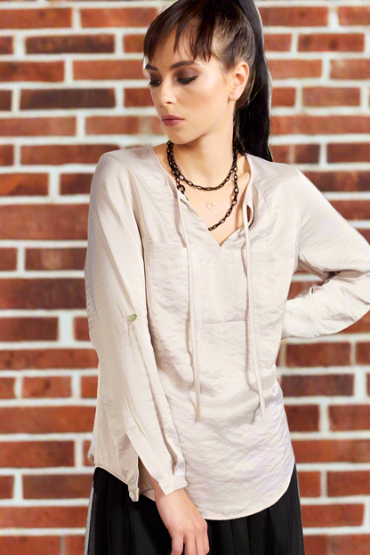 1155 - Morgan Blouse - Fawn