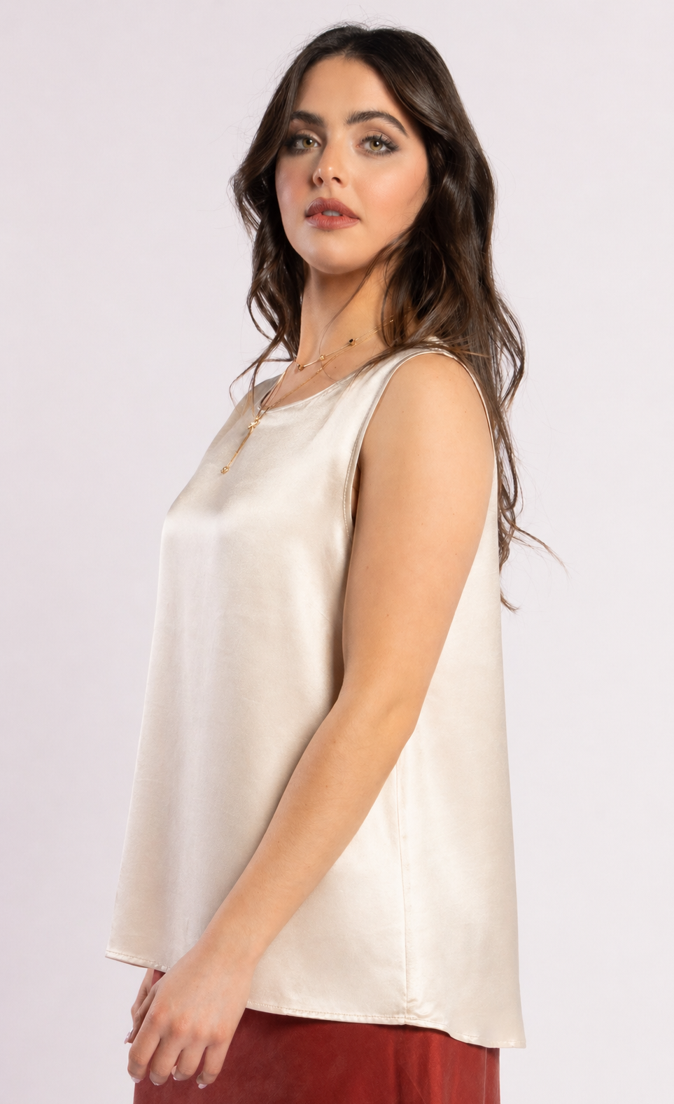 1331 - Chemise Top - Champagne
