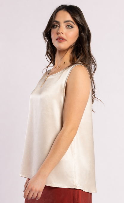1331 - Chemise Top - Champagne