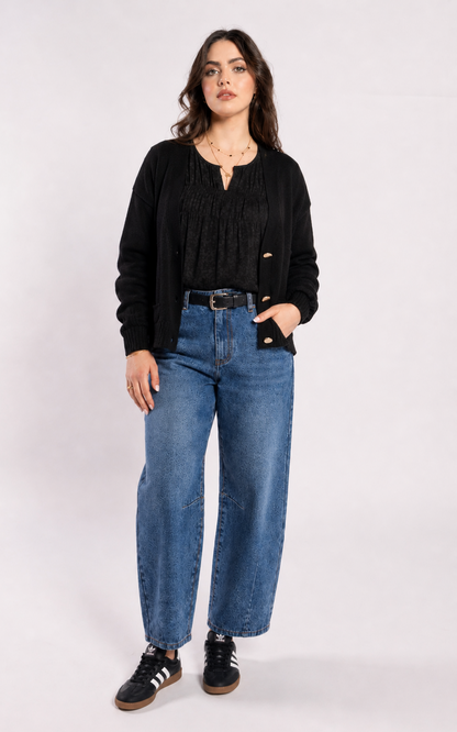 3064L - Vespa Cardi - Black