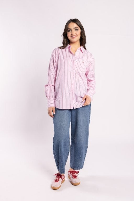 8036L - The Shirt - Pink Stripe