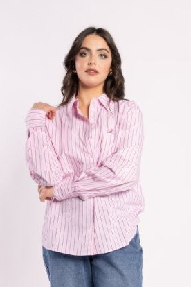8036L - The Shirt - Pink Stripe