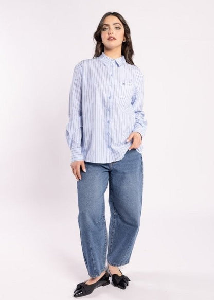 9036 - Barrel Jean - Indigo Blue