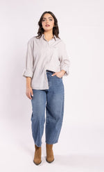 9036 - Barrel Jean - Indigo Blue