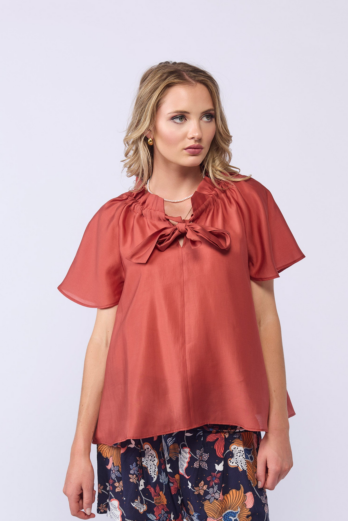ESME BLOUSE - SANGRIA