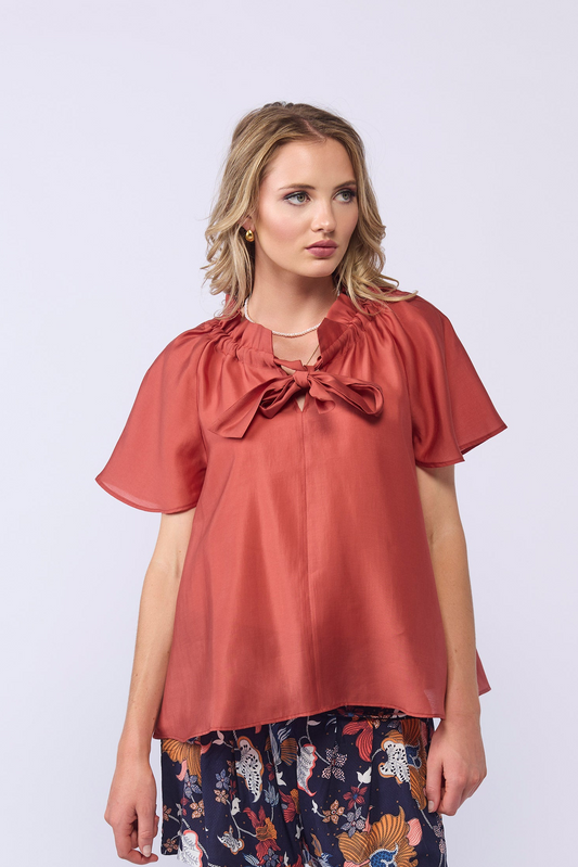 ESME BLOUSE - SANGRIA